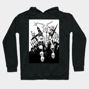 Baphomet BW Hoodie